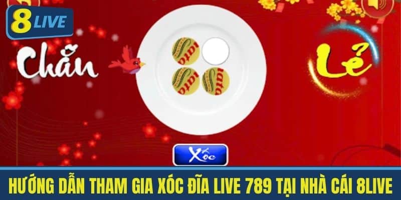 Hướng Dẫn Tham Gia Xóc Đĩa Live 789 tại nhà cái 8live